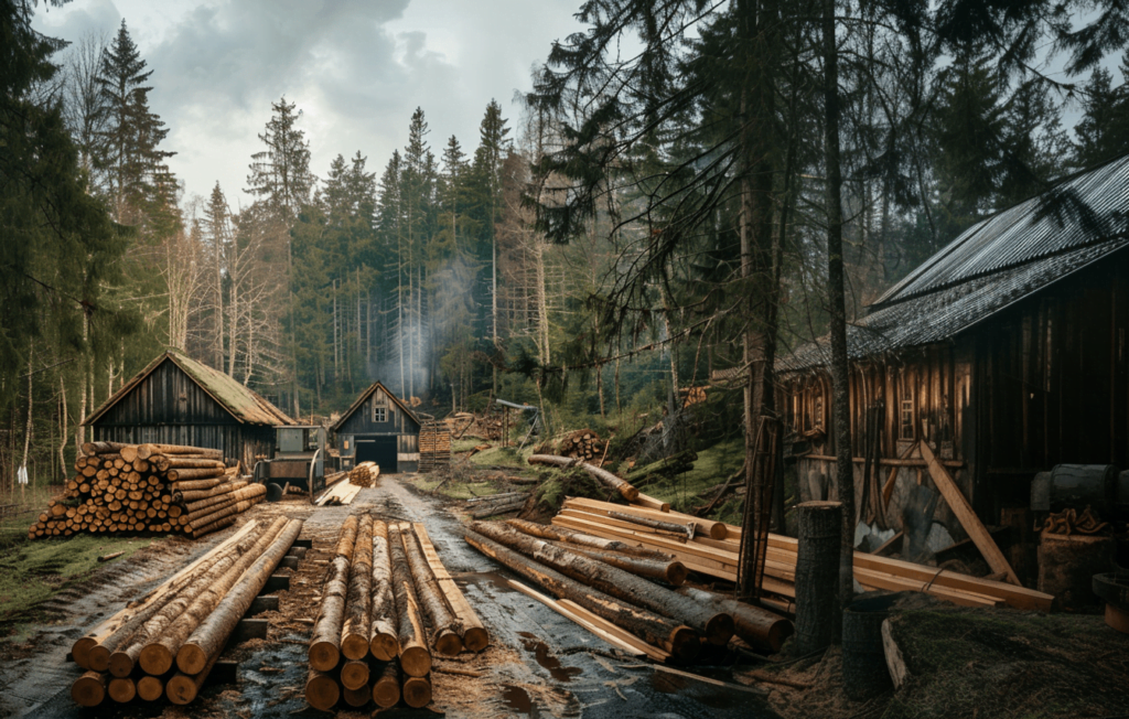 Wood from Love drewniany zegar