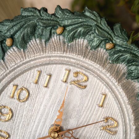 DSC01321 zegar ścienny zielony